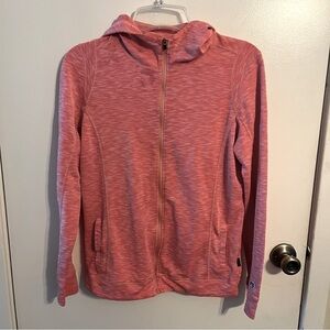 Kuhl Jacket Womens Size XS Pink Full Zip Hoodie Lightweight Knit Kuhltouch